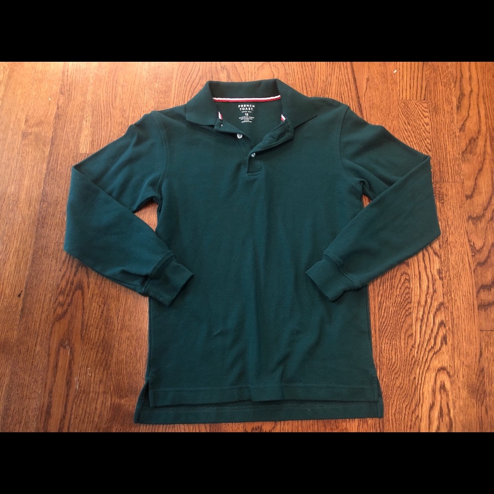 Boys long sleeve polo shirt